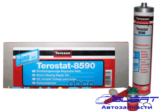 Набор для вклейки стекол TEROSON PU 8590 SET, Terostat 8590 (4 часа/6 часов) 1