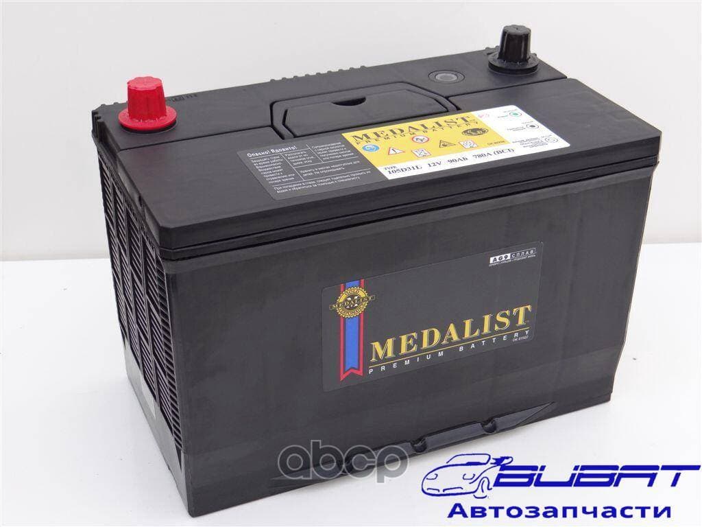 Аккумулятор 6СТ-90 (105D31L) (780А CCA) Medalist Standard обр. (ТУРЦИЯ) 1