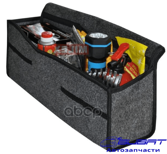 AutoBra 5102 Органайзер в багажник автомобиля 250х540х30мм войлочный серый 1