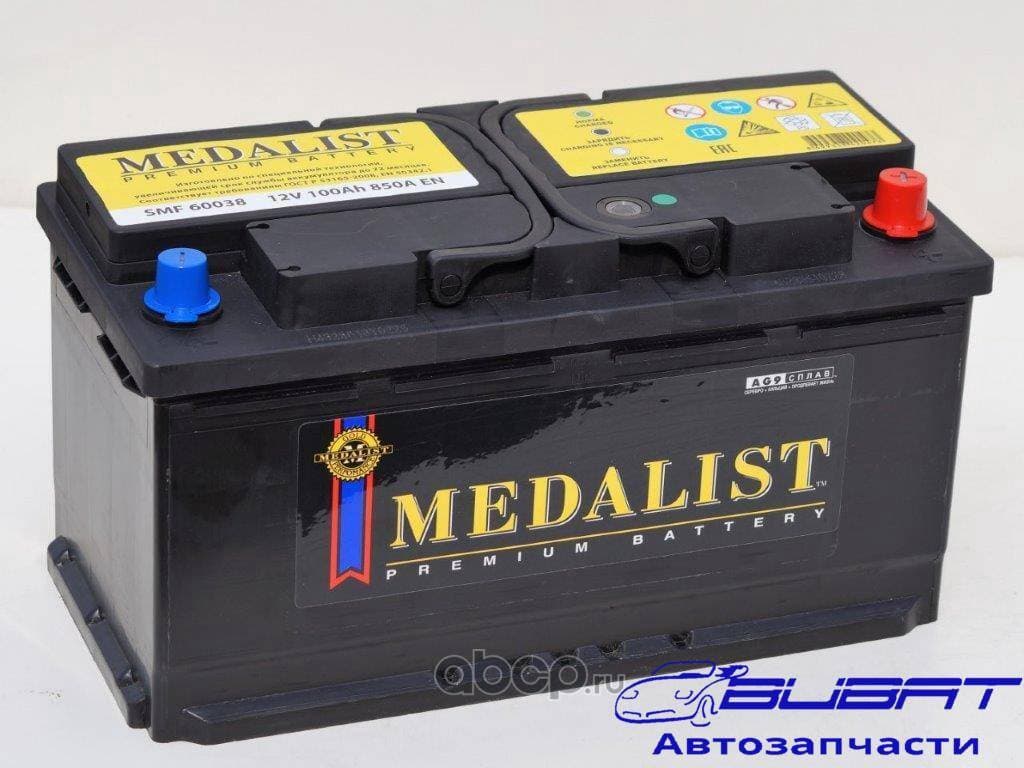 Аккумулятор 6СТ-100 (60038) (820A EN) Medalist Standard обр. (ТУРЦИЯ) 1