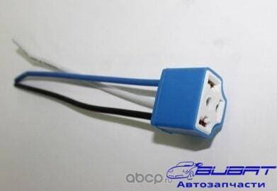 Патрон под лампу H4 с проводами, прямой, керамика TM Nord YADA 1