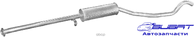 Глушитель средн часть OPEL: VECTRA A 88-93, VECTRA A хечбэк 88-93 1