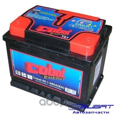 Батарея аккумуляторная 60А/ч 480А 12В обратная полярн. стандартные клеммы 1