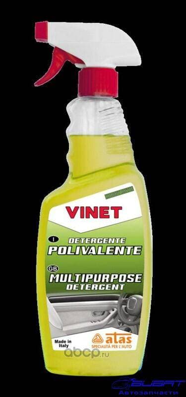 ATAS VINET Концентрир. средство для очистки пластика, кожи спрей (0,75L) 1