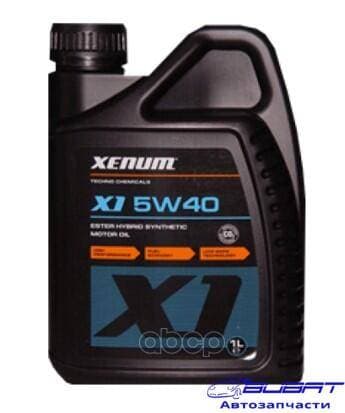 Синтетическое моторное масло с эстерами(10%) XENUM X1 5w40 1 л. (SM/CF) 1