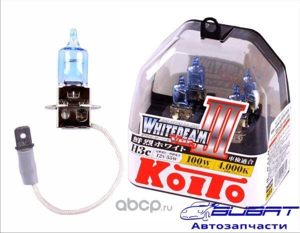 Лампа высокотемпературная Koito Whitebeam, комплект 2 шт. 1