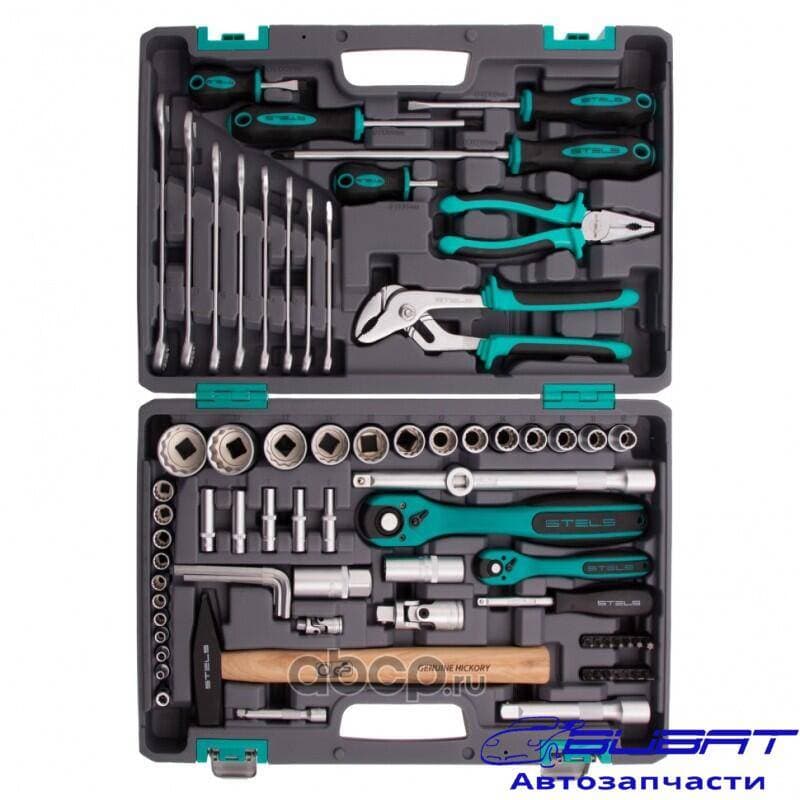 Набор инструментов 76 предметов, 12 гранные головки STELS 2
