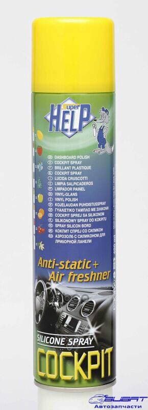 Полироль для панелей с силиконом, спрей. 250мл. Ваниль 1