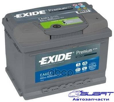 Батарея аккумуляторная 60А/ч 600А 12В обратная полярн. стандартные клеммы 1