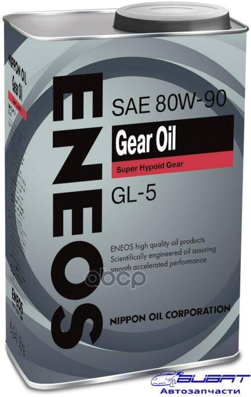 Масло трансм. ENEOS GEAR GL-5 МКПП,мост,дифференциал Минеральное, 80W-90 0.94л 1