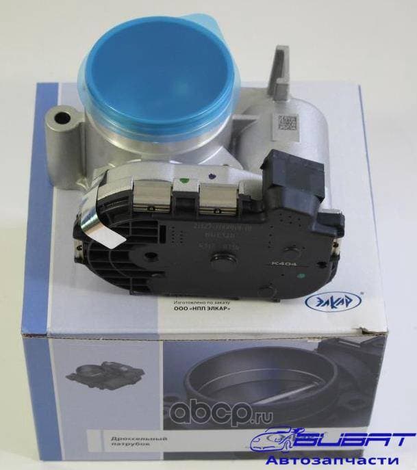 21127114801010 ЭЛКАР ДРОССЕЛЬНЫЙ ПАТРУБОК С ЭЛЕКТРОПРИВОДОМ 21127-1148010-10 ВЕСТА, ЛАРГУС, ГРАНТА 1