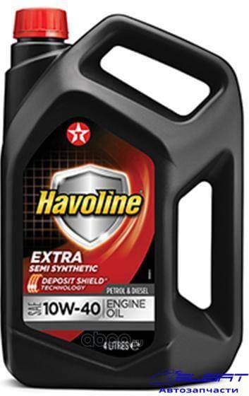 Масло моторное. Havoline Extra 10W-40 4л, ACEA A3/B4,A3/B3,API SN/CF, MBl 229.3, MB 226.5,PSA B71 2300,Renault RN 0700,RN 0710,VW 501 01/502 00/505 00 1