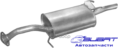 Глушитель задн часть TOYOTA: COROLLA 87-89, COROLLA Liftback 87-92 1