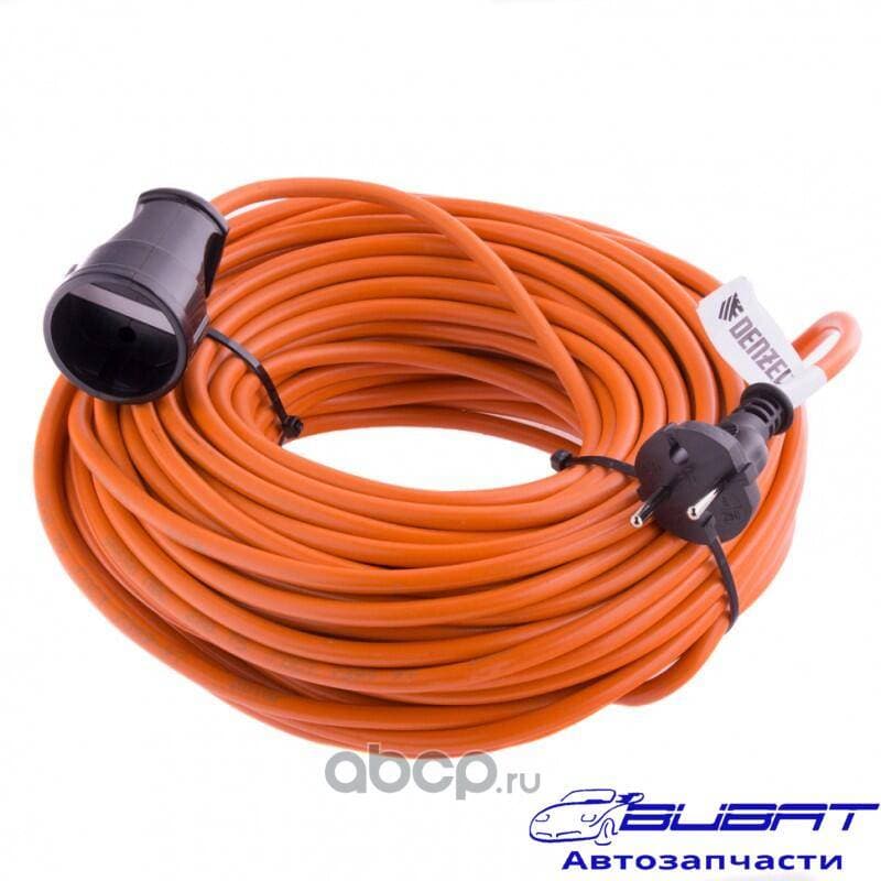 Удлинитель-шнур силовой, 10м, 1 розетка, 10A, тип УХ10 Denzel 1