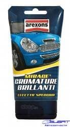 8252 AREXONS Mirage Cromature Brillanti. Очиститель хрома и металлических деталей. 150 мл., шт 1