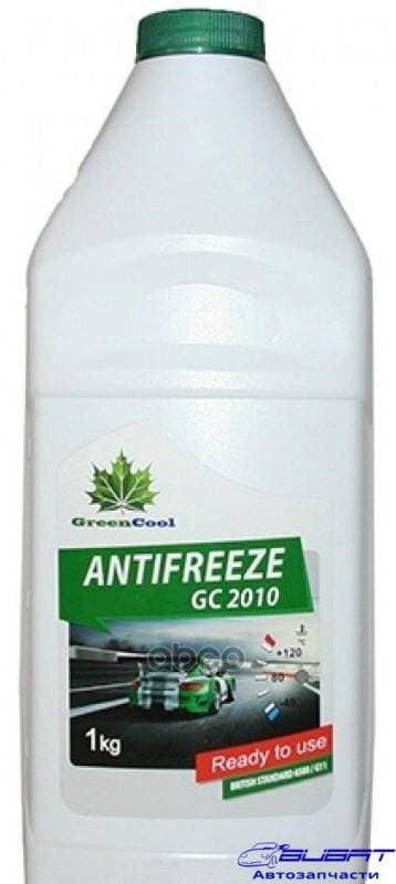 GREENCOOL GС2010 1KG_антифриз !791951 зеленый готовый -40°C 1