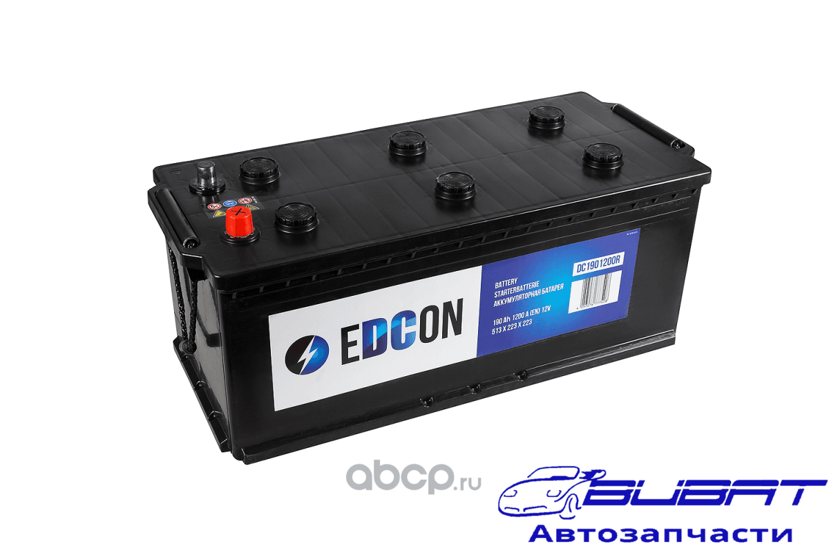 Аккумуляторная батарея! 190Ah 1200А + справа 513x223x223 B03\ DC1901200R_ 1
