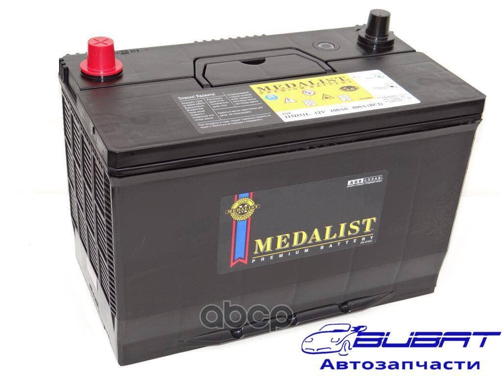 Аккумулятор 6СТ-100 (115D31L) (800А CCA) Medalist Standard обр. (ТУРЦИЯ) 1